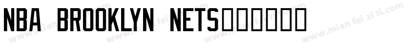 NBA Brooklyn Nets字体转换